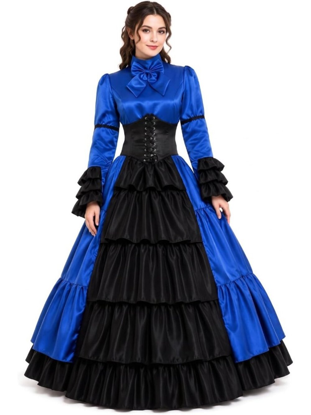 Gothic Victorian Rococo Dress Costume for Women | Elegant Vintage Style Outfit
